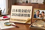2026年日本現金給付最新情報｜2万〜4万円の追加給付検討状況と受給資格の詳細解説
