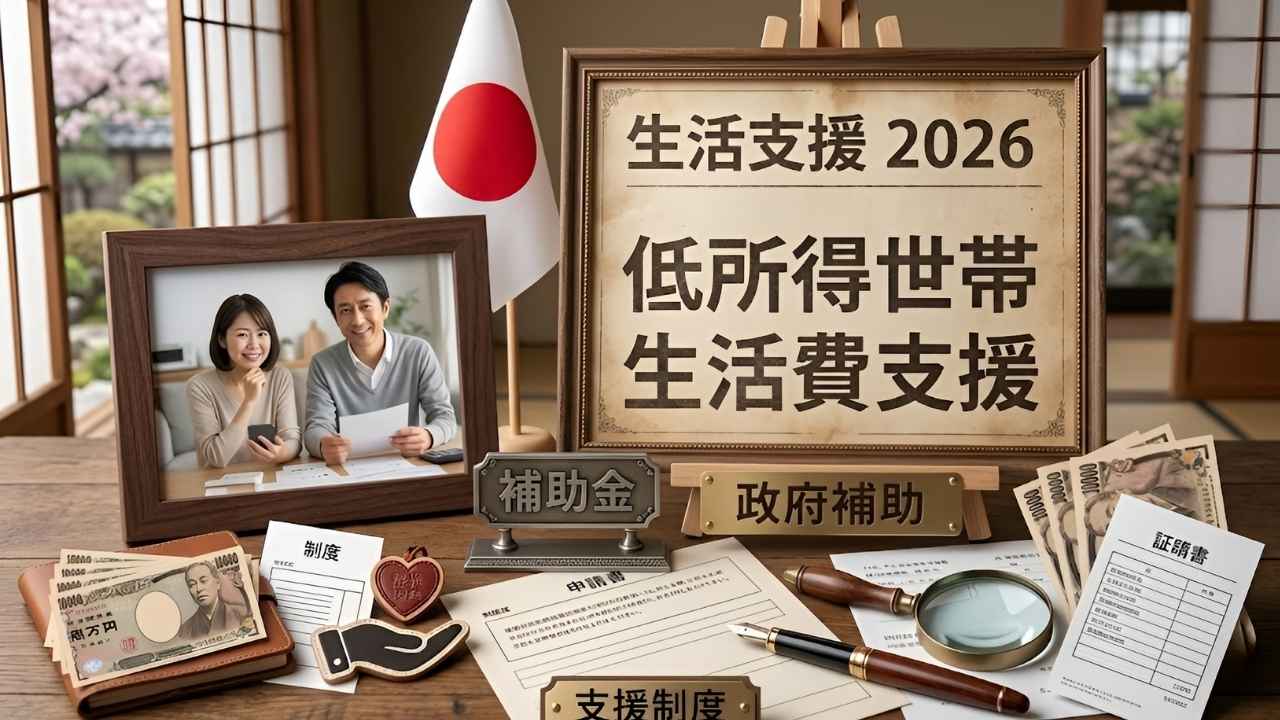2026年日本の生活費補助|低所得世帯支援制度と申請条件最新情報