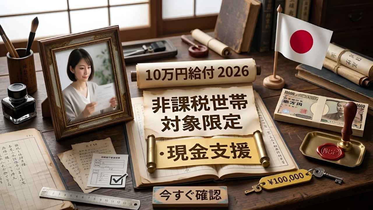 2026年日本政府の現金給付|住民税非課税世帯10万円支援最新情報