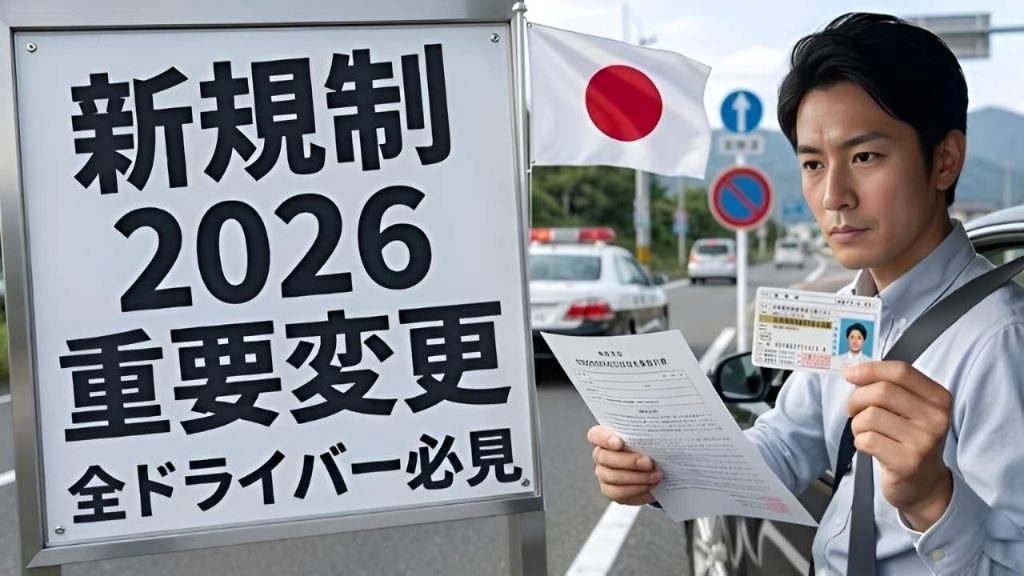 2026年日本の運転免許改革｜重要変更点とドライバーが準備すべきこと
