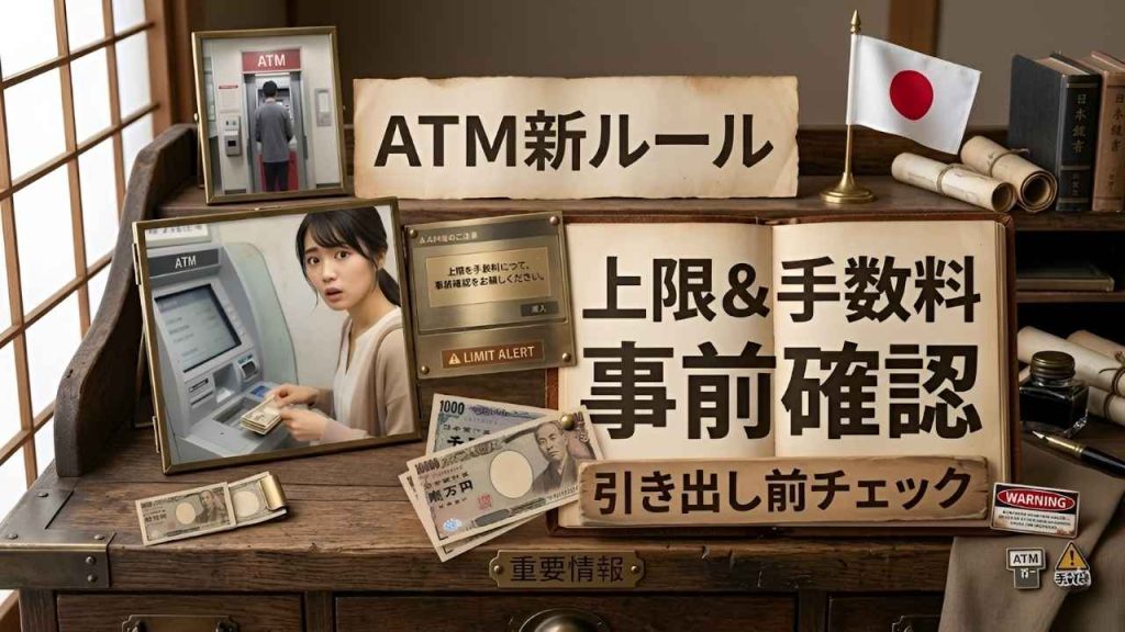 日本ATM制度改正2026｜新ルールと手数料体系をわかりやすく解説