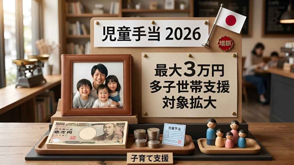日本の児童手当2026｜多子世帯への支援強化と生活改善ポイントまとめ
