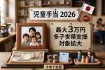 日本の児童手当2026｜多子世帯への支援強化と生活改善ポイントまとめ