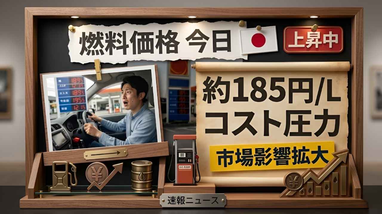 2026年最新 日本燃料価格高騰｜ガソリン1リットル185円の背景と影響