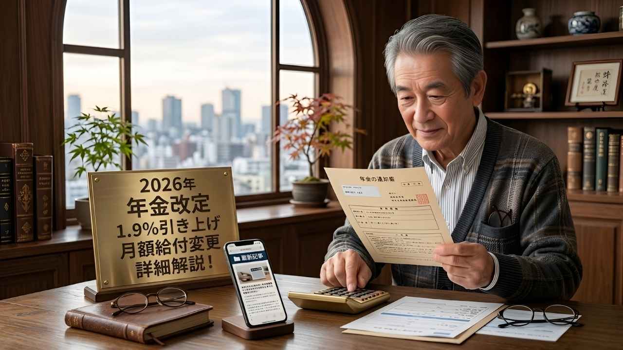 日本社会保障2026最新情報｜年金1.9％引き上げと月額給付変更の全体像