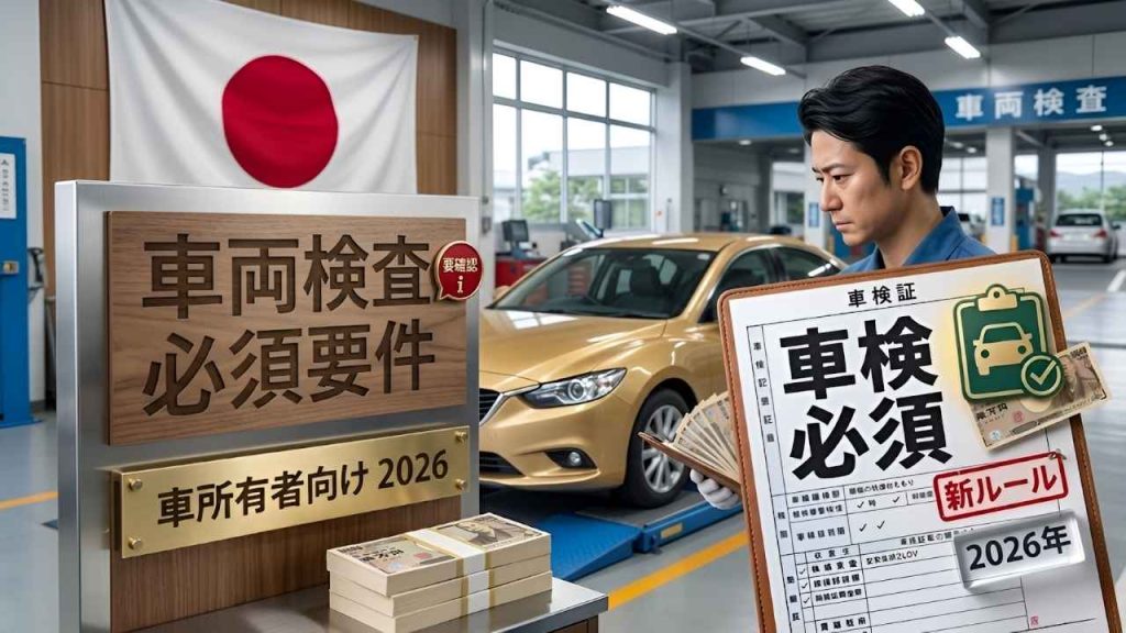 2026年日本車両検査改定｜所有者が押さえるべき新制度と検査の流れを徹底解説