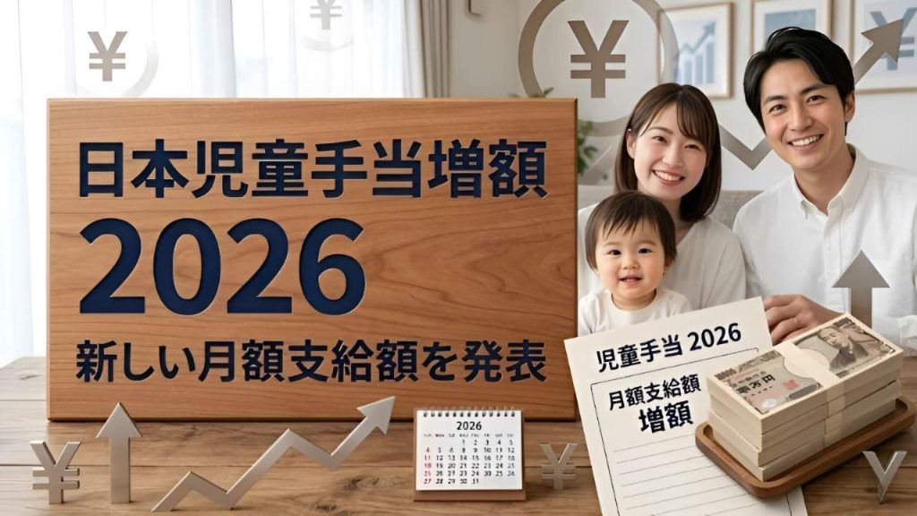 2026年最新速報 日本児童手当増額｜対象世帯に月額最大1万5000円支給開始