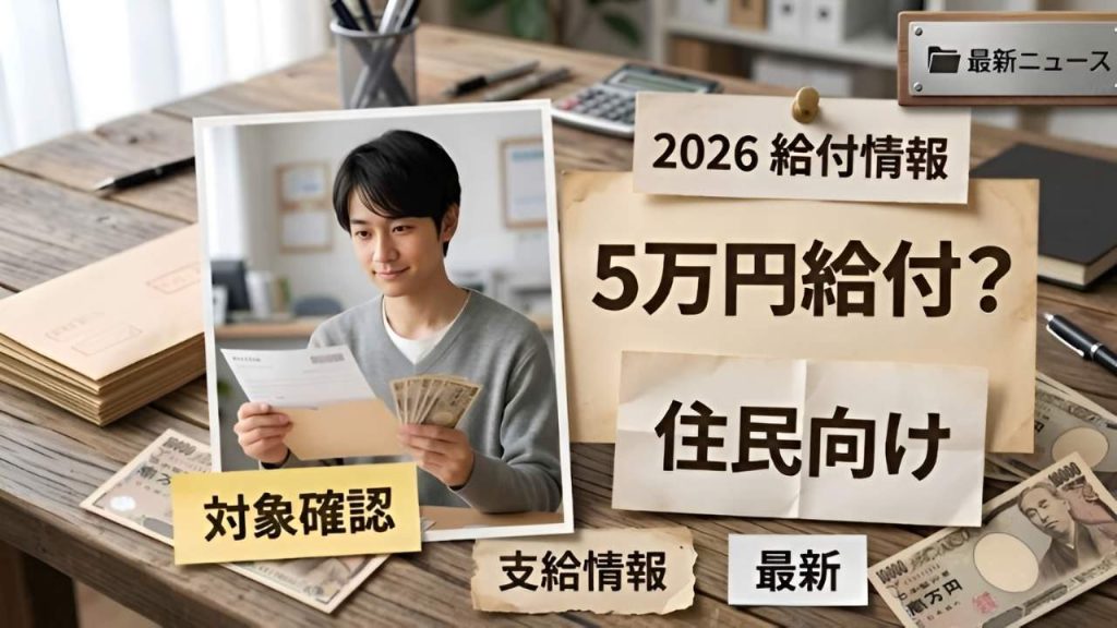 2026年日本5万円給付｜申請条件と受給ポイントをわかりやすく紹介