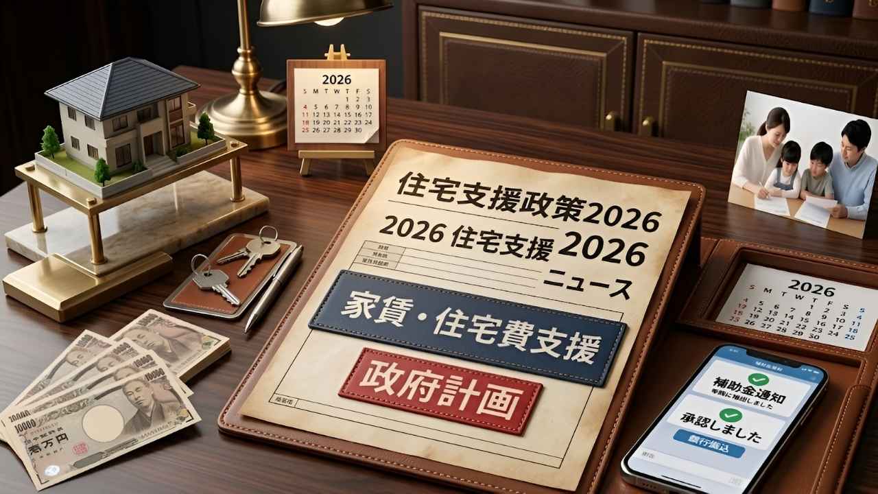 2026住宅支援最新情報｜日本政府の家計負担軽減策と生活安定への影響