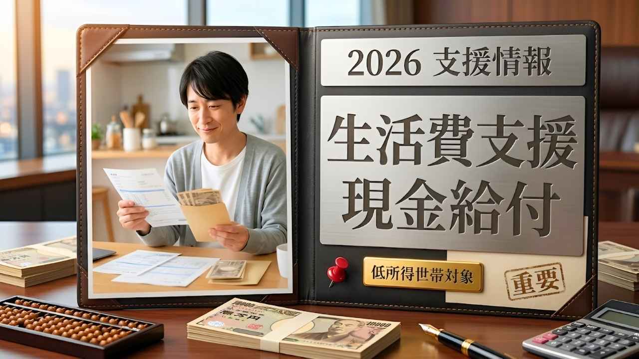 2026年日本生活費支援政策｜現金給付の最新情報と家庭への支援内容