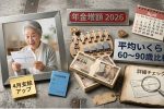 2026年年金増額最新情報｜平均支給額と60歳から90歳の比較まとめ