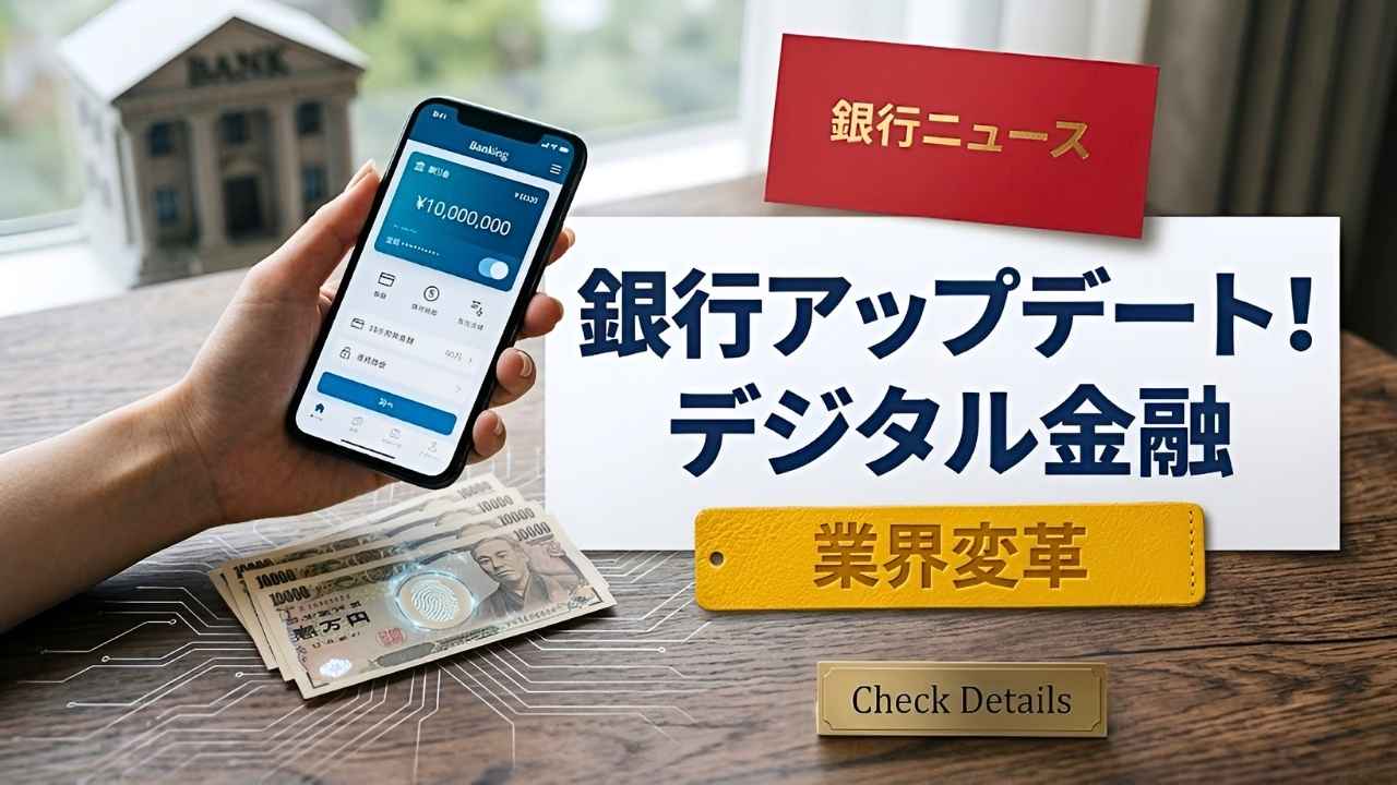 日本銀行業界変革2026｜デジタル金融革命と最新ニュース解説