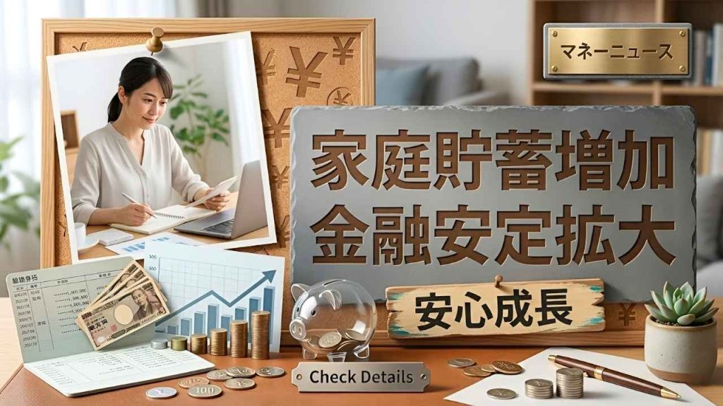 金融安定拡大と家庭貯蓄増加｜安心成長を実現する生活設計と資産形成