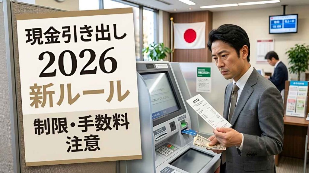 2026年ATMルール改正の全貌｜現金引き出し限度額と銀行手数料の最新情報まとめ