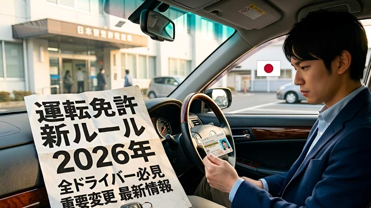 運転免許新ルール2026年完全ガイド｜全ドライバー必見の重要変更と最新情報を徹底解説